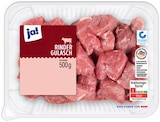 Rinder-Gulasch im Angebot bei REWE in Augsburg Rinder-Gulasch Angebote von ja! bei REWE Augsburg für 7,39 €