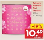 Adventskalender Mini Pralines für 10,49 € bei Netto Marken-Discount im Angebot Adventskalender Mini Pralines im aktuellen Netto Marken-Discount Prospekt