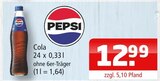 Aktuelles Cola Angebot bei Getränke Oase in Hamm ab 12,99 €