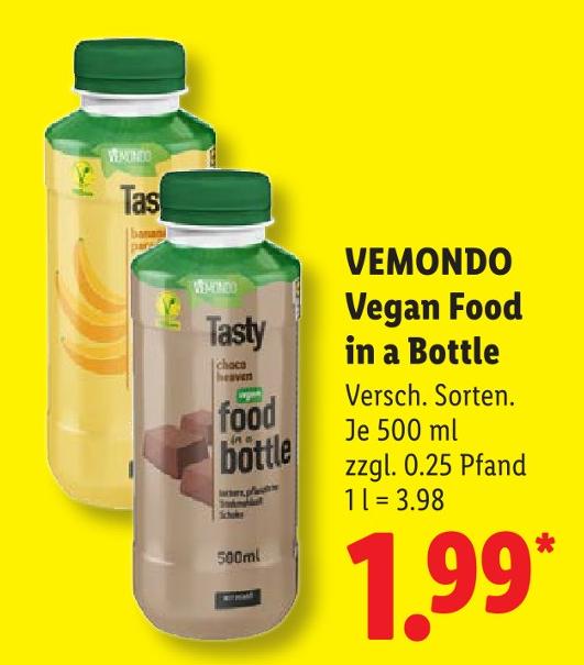 Vegan Food in a Bottle