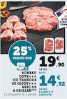 Agneau Côte ou Tranche de Gigot avec os à Griller en promo chez Super U Besançon à 14,92 €