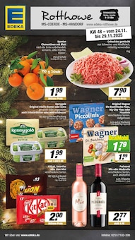 Aktueller EDEKA Prospekt "Aktuelle Angebote" Seite 1 von 18 Seiten für Lotte