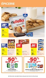 Promos Nutella dans le catalogue "PIQUE-NIQUE" de Carrefour Nutella en promo dans le catalogue Carrefour à la page 43