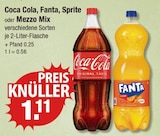 Coca Cola, Fanta, Sprite oder Mezzo Mix bei V-Markt im Prospekt  für 1,11 €