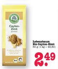 Bio Ceylon-Zimt Angebote von Lebensbaum bei E center Mainz für 2,49 €