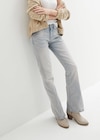 Bootcut Jeans Mid Waist Stretch in hellblau used aus 98% Baumwolle Angebote von bonprix bei bonprix. Fulda für 29,99 €