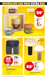 Prix et réduction Friteuse dans le prospectus Super U en cours Offre Friteuse dans le catalogue Super U du moment à la page 39