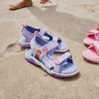 Sandales semelle lumineuse Reine neiges violet fille - LA_REINE_DES_NEIGES en promo chez La Halle Sandales semelle lumineuse Reine neiges violet fille - LA_REINE_DES_NEIGES dans le catalogue La Halle