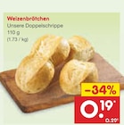 Netto Marken-Discount - Unsere Doppelschrippe Angebot im Prospekt Unsere Doppelschrippe bei Netto Marken-Discount im Prospekt "" für 0,19 €