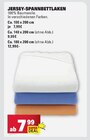 Jersey-Spannbettlaken im Angebot bei E center in Rottenburg Jersey-Spannbettlaken Angebote bei E center Rottenburg für 7,99 €