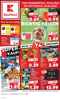 Bier im Kaufland Prospekt "Hier bin ich richtig" mit 65 Seiten (Offenburg)