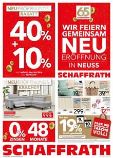 Kleidung im Schaffrath Prospekt "WIR FEIERN GEMEINSAM NEUERÖFFNUNG IN NEUSS" mit 8 Seiten (Duisburg)