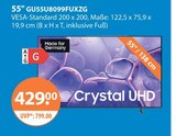 Aktuelle Fernseher Angebote bei V-Markt in Augsburg Aktuelles 55" GU55U8099FUXZG Angebot bei V-Markt in Augsburg ab 429,00 €