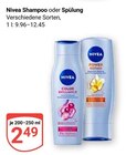 Shampoo im Angebot bei GLOBUS in Plauen Shampoo Angebote von Nivea bei GLOBUS Plauen für 2,49 €