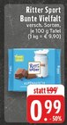 Bunte Vielfalt im Angebot bei EDEKA in Düren Bunte Vielfalt Angebote von Ritter Sport bei EDEKA Düren für 0,99 €