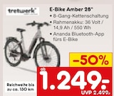 E-Bike Amber 28" Angebote von trawork bei Netto Marken-Discount Bruchsal für 1.249,00 €