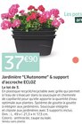 Jardinière “L'Autonome” & support d'accroche - ECLOZ en promo chez Jardiland Pau à 37,90 €