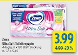 Ultra Soft Toilettenpapier im Angebot bei diska in Dresden Ultra Soft Toilettenpapier Angebote von Zewa bei diska Dresden für 3,99 €