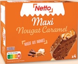 Maxi Bâtonnets Glacés Nougat Caramel x4 - NETTO à 2,33 € dans le catalogue Netto