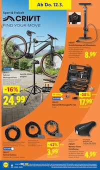 Fahrradpumpe im Lidl Prospekt "LIDL LOHNT SICH" mit 68 Seiten (Stuttgart)