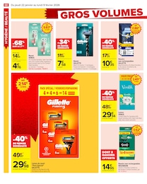 Prix et réduction Rasoir dans le prospectus Carrefour en cours Offre Rasoir dans le catalogue Carrefour du moment à la page 70