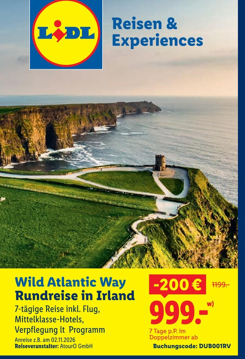 Wild Atlantic Way Rundreise in Irland