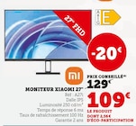 Moniteur 27" - XIAOMI dans le catalogue Hyper U