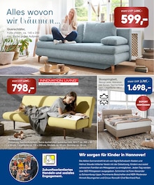 Couch im Möbel Staude Prospekt "Die Besten im Norden!" mit 24 Seiten (Hannover)