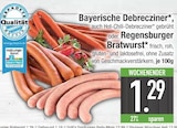 Bayerische Debrecziner von  im aktuellen EDEKA Prospekt für 1,29 €