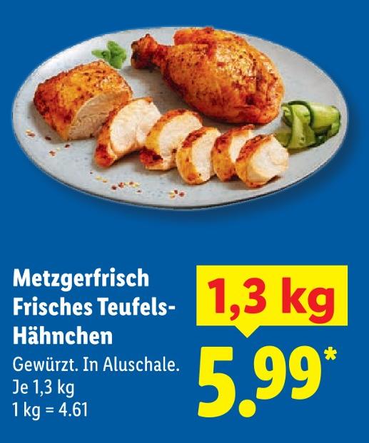 Frisches Teufels-Hähnchen