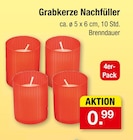 Grabkerze Nachfüller für 0,99 € bei Zimmermann im Angebot Grabkerze Nachfüller im aktuellen Zimmermann Prospekt