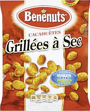 Cacahuètes grillées à sec