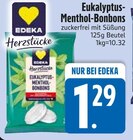 Eukalyptus-Menthol-Bonbons im EDEKA Prospekt Eukalyptus-Menthol-Bonbons von EDEKA Herzstücke im aktuellen EDEKA Prospekt für 1,29 €