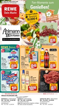 Coca Cola im aktuellen REWE Prospekt (Kamen) Coca Cola im REWE Prospekt "Dein Markt" mit 34 Seiten (Kamen)