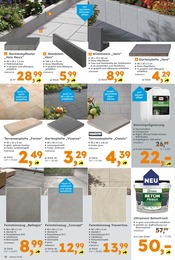 Globus-Baumarkt Terrassenplatten im Prospekt 