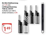 Mini-Stabfeuerzeug Angebote von Bic bei GLOBUS Hof für 1,49 €