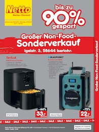 Netto Marken-Discount Prospekt für Iserlohn mit 2 Seiten Netto Marken-Discount Prospekt "Non-Food-Sonderverkauf" für Iserlohn, 2 Seiten, 06.08.2026 - 08.08.2026
