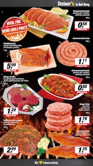 Bratwurst im EDEKA Prospekt "Aktuelle Angebote" mit 25 Seiten (Osnabrück)