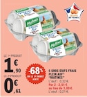 6 Gros Œufs Frais Plein Air - Matines dans le catalogue E.Leclerc