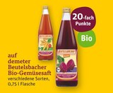 Beutelsbacher Bio-Gemüsesaft Angebote von demeter bei tegut Filderstadt