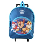 Sac a dos a roulettes Pat Patrouille - 32cm - 1 compartiment - bleu - Bagtrotter - Bagtrotter en promo chez Bureau Vallée Sac a dos a roulettes Pat Patrouille - 32cm - 1 compartiment - bleu - Bagtrotter - Bagtrotter dans le catalogue Bureau Vallée