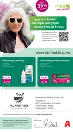 mea - meine apotheke Prospekt für Schwalbach: "Unsere Mai-Angebote", 4 Seiten, 01.05.2026 - 31.05.2026