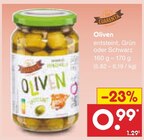 Oliven im Angebot bei Netto Marken-Discount in Mainz Oliven Angebote von Cuarenta bei Netto Marken-Discount Mainz für 0,99 €