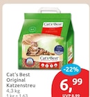 Original Katzenstreu im Angebot bei budni in Norderstedt Original Katzenstreu Angebote von Cat's Best bei budni Norderstedt für 6,99 €