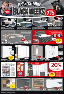 Boxspringbett im aktuellen ROLLER Prospekt (Essen) Boxspringbett im ROLLER Prospekt "BLACK WEEKS" mit 16 Seiten (Essen)
