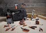 Sac à outils 74 pièces - MAGNUSSON en promo chez Brico Dépôt Angers à 69,90 €