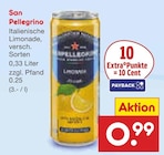 Italienische Limonade von San Pellegrino für 0,99 € bei Netto Marken-Discount im Angebot Italienische Limonade von San Pellegrino im aktuellen Netto Marken-Discount Prospekt