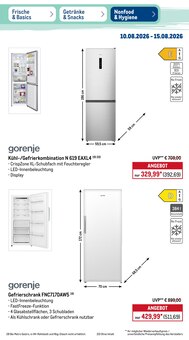 Kühlschrank im aktuellen METRO Prospekt (Rottenburg (Neckar)) Kühlschrank im METRO Prospekt "Wochenangebote Frische & Basics" mit 50 Seiten (Rottenburg (Neckar))