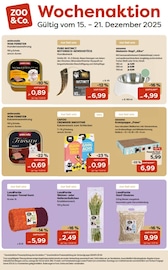 Aktueller ZOO und Co. Zoohandlung Prospekt in Jülich und Umgebung, "Wochenaktion" mit 1 Seite, 15.12.2025 - 21.12.2025