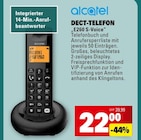DECT-TELEFON E260 S-Voice Angebote von Alcatel bei Marktkauf Konstanz für 22,00 €